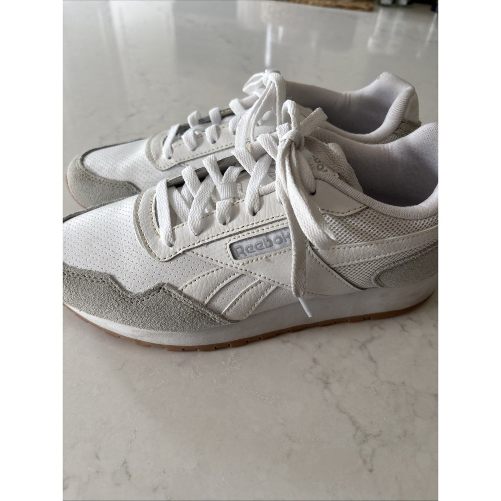 Reebok Classic Harman Run Womens Size 8 White Athletic Walking Shoes Sneakers